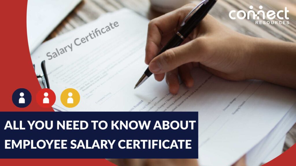 employee salary certificate