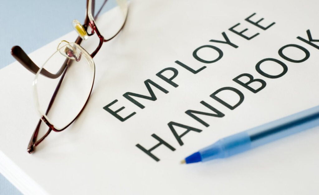 maintain an employee handbook