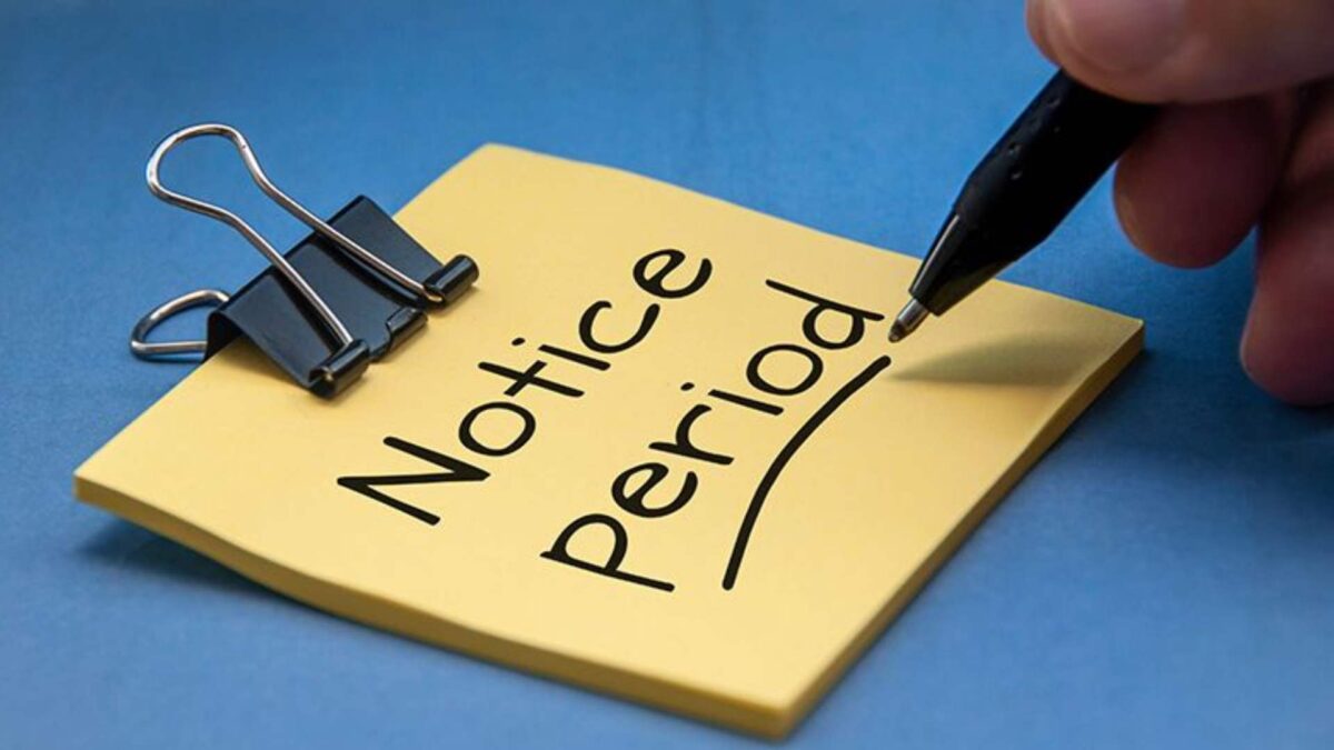 notice period in uae