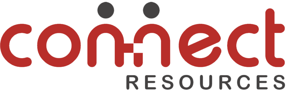 Logo Connect Resources - Intense red